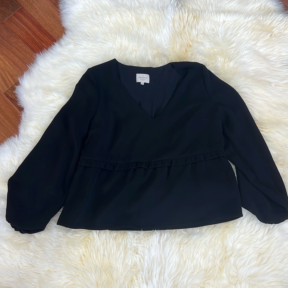Black Sezane top